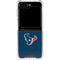 NFL Houston Texans Breakaway Galaxy Z Flip6 Clear Case